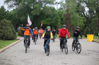 В Бишкеке состоялось открытие теплого велосезона (фото)